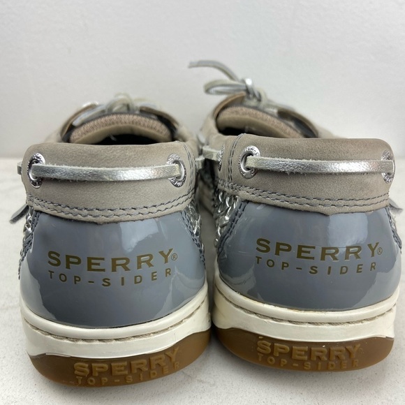 SPERRY Top Sider Women's Angelfish 2-Eye Caning Shoes Leather Loafers - Picture 8 of 12